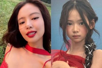'Tiểu Jennie' gây chú ý vì càng nhìn càng giống bản chính