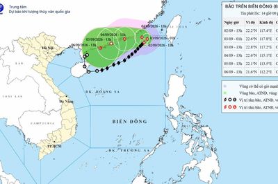 Bão mạnh cấp 8 áp sát vùng biển phía Bắc, hướng đi có diễn biến bất ngờ