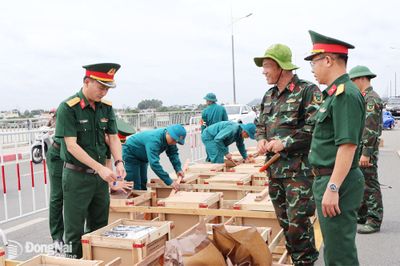 'Trận địa' pháo hoa sẵn sàng khai hỏa tối 2-9