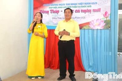 Phân hội Âm nhạc Đồng Tháp họp mặt kỷ niệm Ngày Âm nhạc Việt Nam