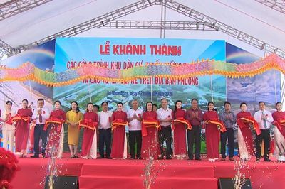 An Nhơn Đông khánh thành 10 công trình chào mừng Quốc khánh 2-9