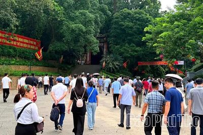 Phú Thọ đón khoảng 350.000 lượt khách du lịch trong 5 ngày nghỉ lễ Quốc khánh 2/9