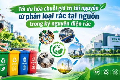 Tối ưu hóa chuỗi giá trị tài nguyên từ phân loại rác tại nguồn trong kỷ nguyên điện rác