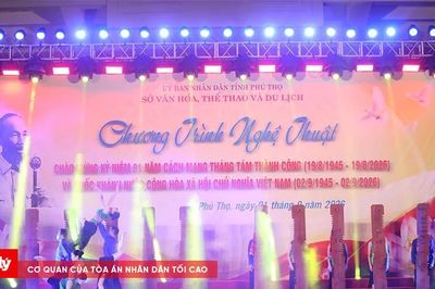 Phú Thọ rực rỡ sắc màu nghệ thuật mừng Quốc khánh 2/9