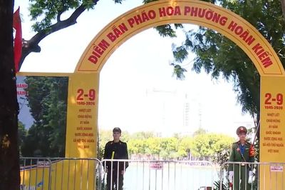 5 trận địa pháo hoa mừng Quốc khánh đã sẵn sàng