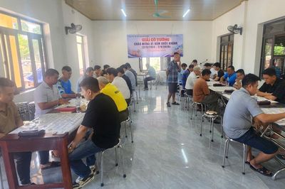 40 vận động viên tham gia Giải Cờ tướng chào mừng Quốc khánh 2/9
