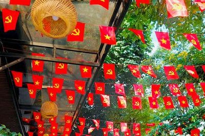 Phường Khương Đình rực rỡ cờ hoa mừng Quốc khánh 2-9