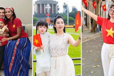 Con gái H'Hen Niê, MC Thanh Mai cùng dàn sao Việt gây chú ý trong ngày vui đất nước