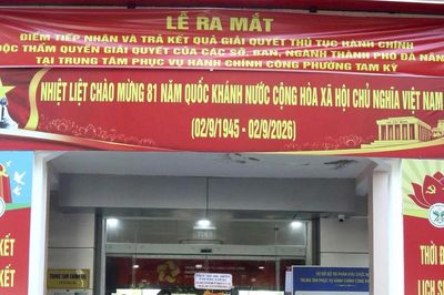 Đà Nẵng: Đặt điểm tiếp nhận thủ tục cấp sở tại Tam Kỳ