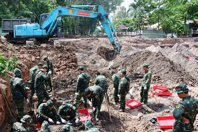 TP.HCM quy tập được 564 bộ hài cốt liệt sĩ tại Công viên Lê Thị Riêng