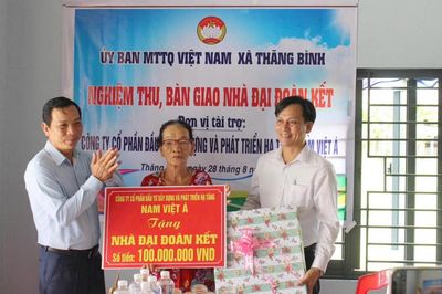Xây 20 ngôi nhà 'Đại đoàn kết' cho hộ nghèo, cận nghèo