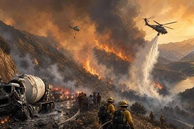Ô tô gây cháy rừng lớn tại California, lệnh sơ tán khẩn cấp được ban hành