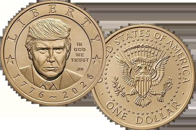 Mỹ chính thức phát hành đồng xu 1 USD in hình ông Donald Trump