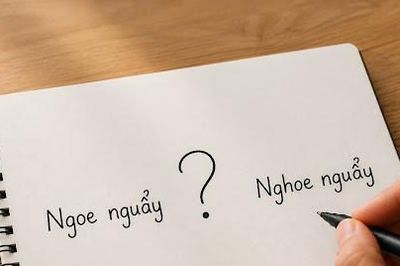Ngoe nguẩy hay nghoe nguẩy viết đúng chính tả tiếng Việt?