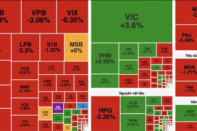 VN-Index thu hẹp đà giảm nhờ VIC và nhóm dầu khí