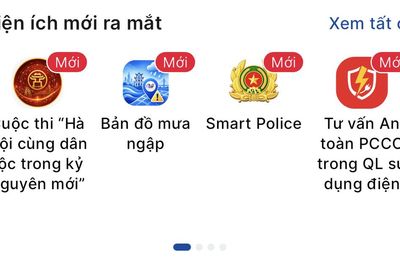 Hà Nội vận hành 'Bản đồ mưa ngập' trên ứng dụng iHanoi