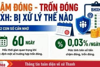 Chậm đóng, trốn đóng BHXH bị xử lý thế nào?
