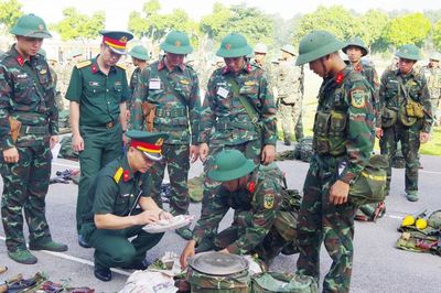 Sư đoàn 3 kiểm tra công tác chuẩn bị bắn chiến đấu