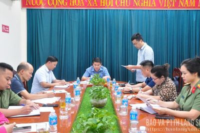 Đối thoại với các hộ dân đã có quyết định cưỡng chế thu hồi đất để thực hiện Dự án Trụ sở làm việc Công an tỉnh Lạng Sơn