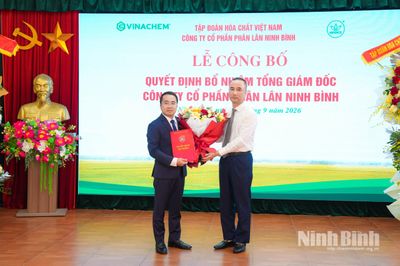 Ông Trần Thắng giữ chức Tổng Giám đốc Công ty cổ phần Phân lân Ninh Bình