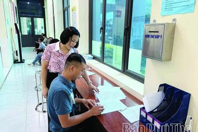 Phường Xuân Hòa nâng cao chất lượng giải quyết thủ tục hành chính