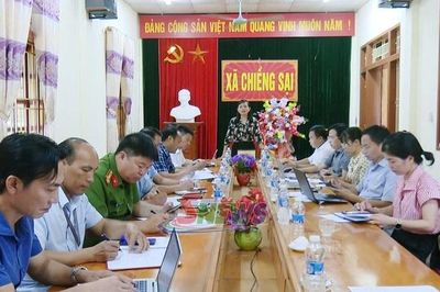 Ban Nội chính Tỉnh ủy làm việc với Ban Thường vụ Đảng ủy xã Chiềng Sại
