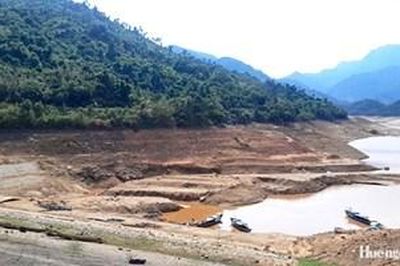 Điều tiết nước hồ Truồi phục vụ sửa chữa, duy tu công trình đầu mối