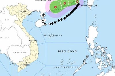 Ngày 3/9: Bão số 5 rời Biển Đông, nhiều vùng biển có gió mạnh, sóng lớn