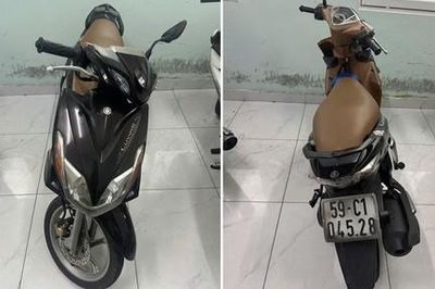Công an TPHCM tìm chủ sở hữu xe Yamaha Luvias liên quan vụ án ma túy