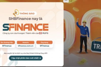 SHB Finance chính thức đổi tên thành SFinance sau thương vụ 3.600 tỷ đồng