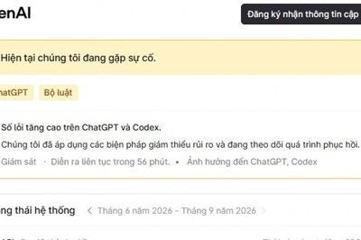 ChatGPT gặp sự cố trên diện rộng, hàng chục nghìn người dùng báo lỗi