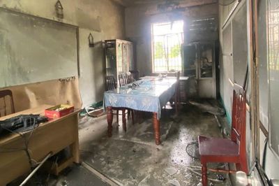 Công an Quảng Ngãi điều tra vụ cháy trường tiểu học, phó hiệu trưởng tử vong