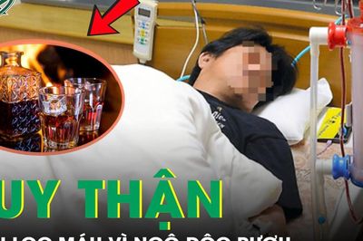 Người đàn ông 39 tuổi suy thận cấp, phải lọc máu sau khi uống rượu