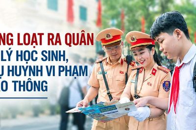 Từ 4/9, ra quân xử lý học sinh, phụ huynh vi phạm giao thông