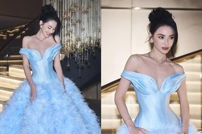 Mai Davika xinh như công chúa cổ tích trong thiết kế dạ hội của Lê Thanh Hòa