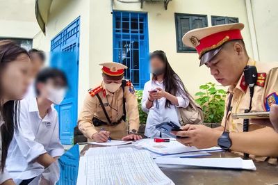 CSGT sẽ xác minh trách nhiệm và phạt nặng chủ phương tiện giao xe cho người chưa đủ tuổi