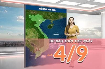 [Video] Dự báo thời tiết ngày 4/9/2026: Bắc Bộ và Trung Bộ nắng nóng, Nam Bộ mưa dông