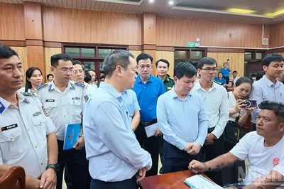 Đà Nẵng gặp mặt, động viên ngư dân tàu cá QNa 90859 TS bị nạn trên biển trở về địa phương