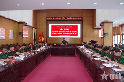 Binh chủng Hóa học lấy ý kiến kế hoạch tổ chức kỷ niệm 70 năm ngày truyền thống