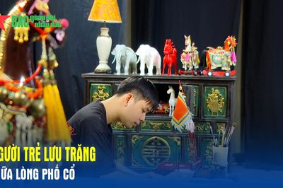 Người trẻ lưu trăng giữa lòng phố cổ