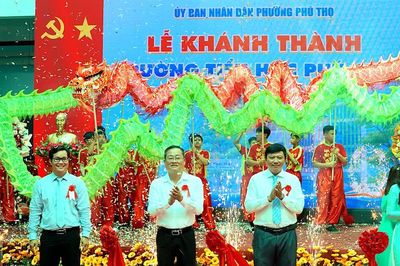 Phường Phú Thọ khánh thành trường tiểu học trên 61 tỷ đồng