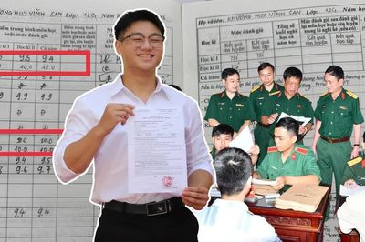 Thủ khoa Học viện Quân y học bạ nhiều môn 10 phẩy làm thủ tục nhập học