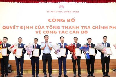 Thanh tra Chính phủ tiếp nhận 9 sĩ quan Công an Nhân dân biệt phái