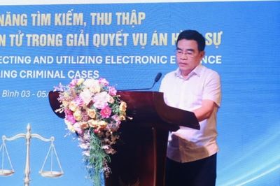 Tập huấn về tìm kiếm, thu thập và sử dụng chứng cứ điện tử trong giải quyết vụ án hình sự