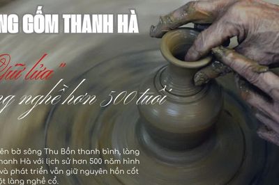 Làng gốm Thanh Hà: 'Giữ lửa' làng nghề hơn 500 tuổi