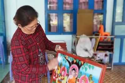 Giữ hồn tranh kính- Nét đẹp tâm hồn và tín ngưỡng của người Khmer