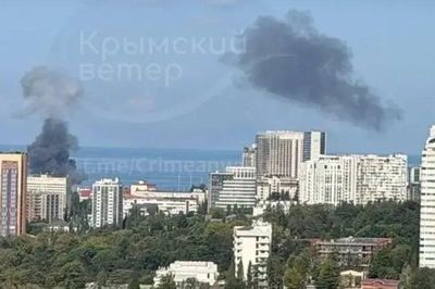 Video tàu của Nga ở Sochi bị Ukraine tấn công