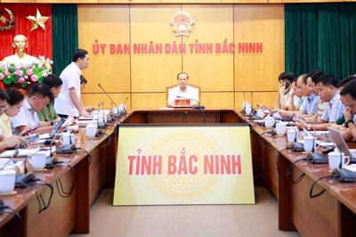Phó Chủ tịch Thường trực UBND tỉnh Mai Sơn chủ trì họp chuẩn bị Lễ công bố Nghị quyết của Quốc hội thành lập thành phố Bắc Ninh