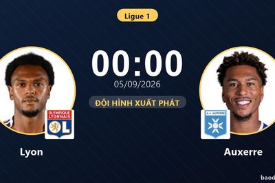 TRỰC TIẾPTrực tiếp Lyon vs Auxerre: Đội hình xuất phát