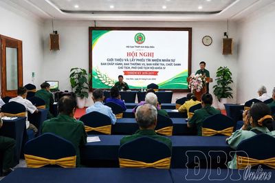 Lấy phiếu tín nhiệm nhân sự Hội Cựu Thanh niên xung phong tỉnh khóa IV